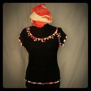 Christian Lacroix Bazar vintage knit top